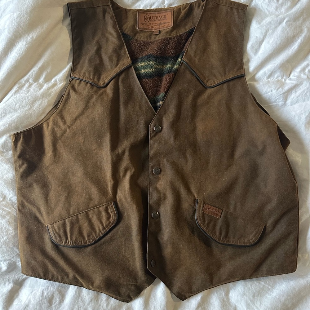 Outback Trading Co. Men's Rustic Brown Vest